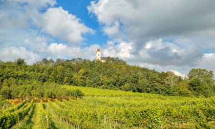 Direkter Weingartenweg Pfarrkirche und Wetterkreuz